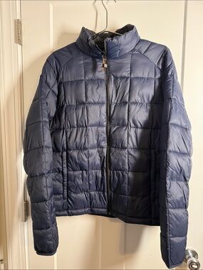 ZeroXposur Navy Blue Quilted Puffer Jacket LG